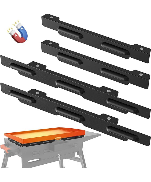 Wind Guards for Blackstone 28" Griddle, MeWeBlue Blackstone Accessories Fit for Grill, MeWeBlue 5016 Magnetic Stainless Steel Wind Screens Protect Flame Hold Heat, Compatible with Hood