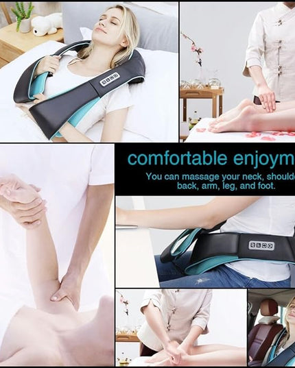 Mo Cuishle Shiatsu Back Shoulder and Neck Massager with Heat, Electric Deep Tissue 4D Kneading Massage, Best Gifts for Women Men Mom Dad, Fathers Day, Mothers Day, Christmas Gifts