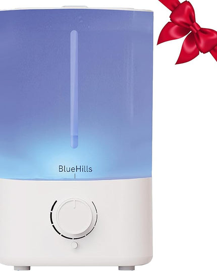 BlueHills Premium 5000 ML XL Essential Oil Diffuser Humidifier Large Room Huge Coverage Area 5 Liter Big Capacity High Mist Output 100 Hours Long Run Time Aroma Diffuser White G501