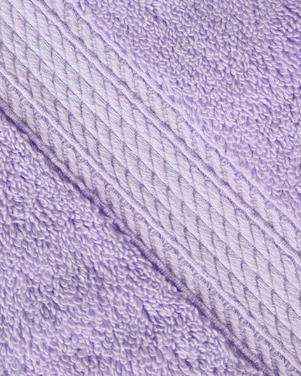 Superior Egyptian Cotton Pile 3 Piece Towel Set, Includes 1 Bath, 1 Hand, 1 Face Towel/Washcloth, Ultra Soft Luxury Towels, Thick Plush Essentials, Guest Bath, Spa, Hotel Bathroom, Purple