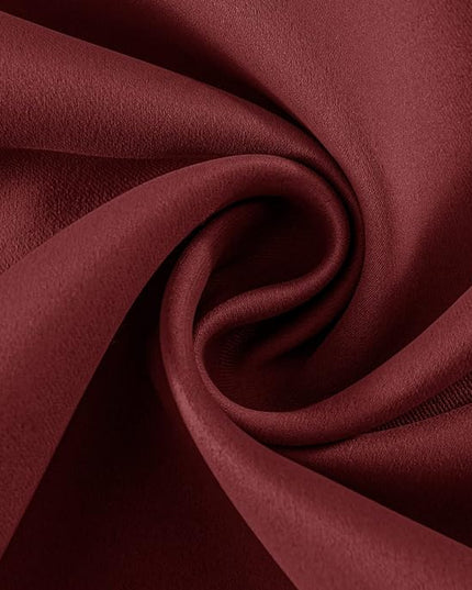 Joydeco Blackout Curtains 84 Inch Length 2 Panels Set, Thermal Insulated Long Curtains 2 Burg, Room Darkening Grommet Drapes for Living Room Bedroom Window (W52 x L84 Inch, Burgundy Red)