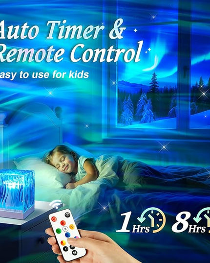 PIKOY Shower Lamp Shower Lights White Noise Sound Machine for Sleep Adults, Bluetooth+15 White Noise Machine Baby Sound Machine Baby, 18 Colors Shower Light Party Lights Indoor, Remote Warm Light Lamp