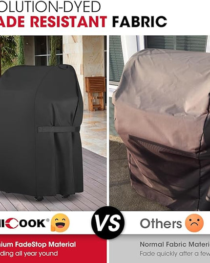 Unicook 30 Inch Grill Cover, Heavy Duty Waterproof 2 Burner Small BBQ Cover, Compatible with Weber Spirit 210 with Side Tables Down, Does NOT Fit Spirit II E-210 (Include 2025 Version) with Table Up