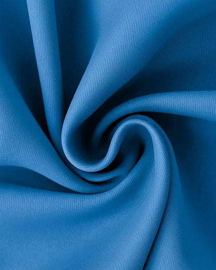 BGment Room Darkening Curtains 63 Inches Long - Grommet Thermal Insulated Drapes Window Treatment Curtains for Bedroom, 2 Panels, 52 x 63 Inch, Classic Blue