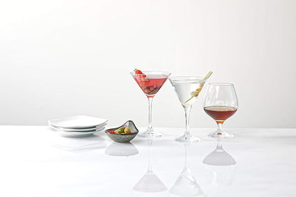 Schott Zwiesel Basic Bar Designed by World Renowned Mixologist Charles Schumann Tritan Crystal Glass, Traditional Martini Cocktail Glass, 5.9-Ounce, Set of 6