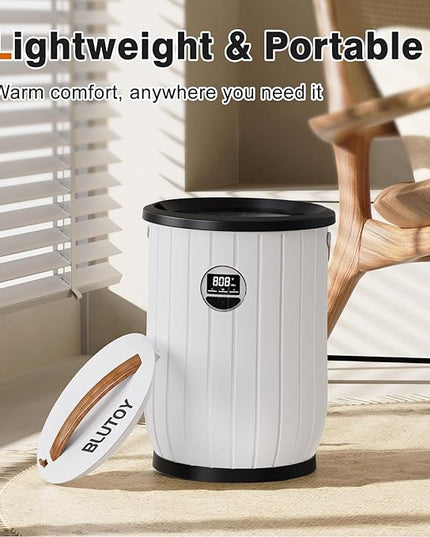 Towel Warmers for Bathroom, 20L Large Bucket with LED Display, 3 Heating Modes & Adjustable Timer, Auto Shut-Off Safety, Fits 2 Oversized 40"x70" Towels, Bathrobes & Blankets – Spa-Grade Towel Heater
