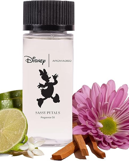 Aroma360 | Disney | Sassy Petals Fragrance Oil Blend | Daisy Duck | Luxury Aromatherapy Scent Diffuser Oil | Bergamot, Rose and Amber 1.7 fl oz, 50 mL