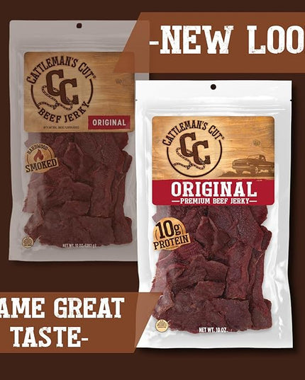 Cattleman's Cut Original Beef Jerky, 10 Ounce