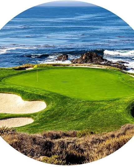 USA California Golf Course Wall Art for Living Room Bedroom Bathroom Home Decorations Golf Course Picture Poster Print on Canvas Modern Artwork Framed Ready to Hang(28''H x 44''W)