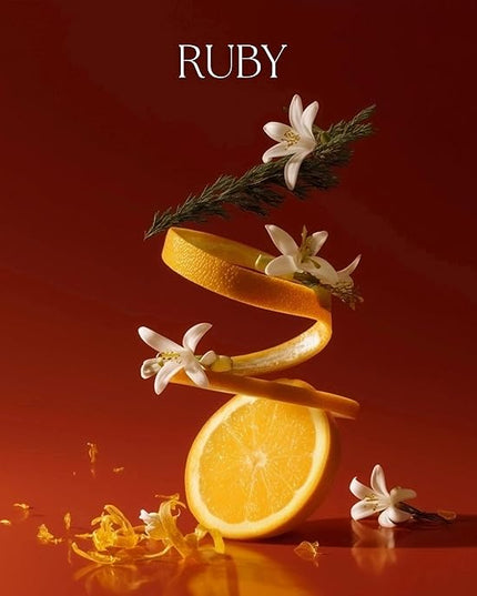Levona Scent Essential Oil - Fresh Aroma for Home, Office, Hotel & Spa, Ideal for Humidifiers & Diffusers, Hotel Fragrance with Orange Rind & Watery Notes - 120ml / 4 fl oz, Ruby