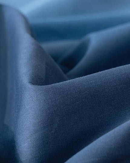 CLOTHKNOW Blue White Queen Comforter Set 3Pcs Blue Gradient Bedding Comforter Sets All Season Soft Ocean Blue Queen Comforter with 2 x Pillowcases