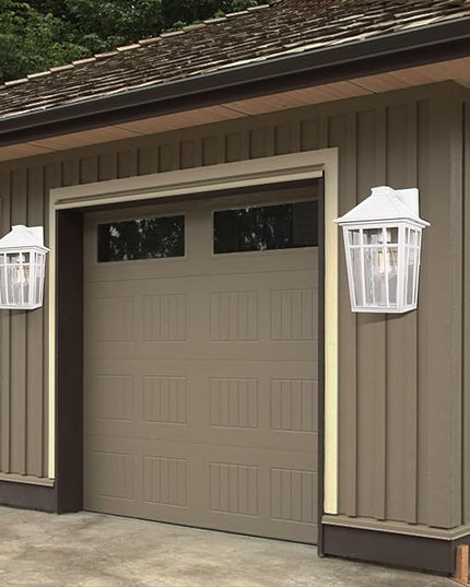 Darkaway 2pcs Outdoor Sconce Lights Wall Light Fixtures, 14inch Large Porch Light Outdoor Wall Anti-Rust Waterproof Aluminum with Glass Exterior Light Fixture for Patio Yard Garage