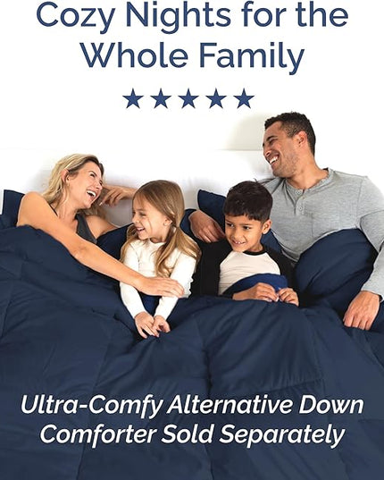 Twin XL Size 3 Piece Sheet Set - Comfy Breathable & Cooling Bed Sheets Set - Hotel Luxury Bedding for Women, Men, Kids, Teens, Boys & Girls - Deep Pockets, Soft, Wrinkle Free - Oeko-Tex - Navy Blue