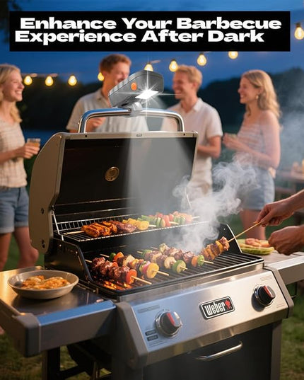 Grill Light Designed for Blackstone Griddle & Weber Grill, Automatic On/Off BBQ Light, Blackstone Griddle Accessories, LED BBQ Grilling Accessories for Outdoor Grill, Gifts for Men Dad Husband