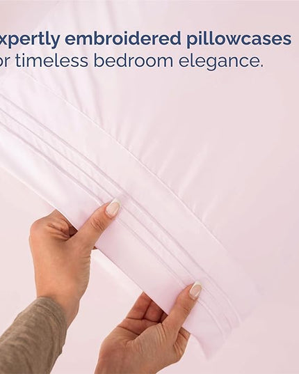 King Size 4 Piece Sheet Set - Comfy Breathable & Cooling Bed Sheets Set - Hotel Luxury Bedding for Women, Men, Kids, Teens, Boys & Girls - Deep Pockets, Soft, Wrinkle Free - Oeko-Tex - Lavender Pink