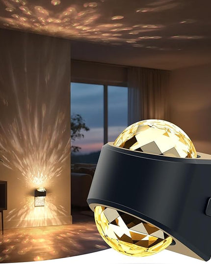 Night Light, Night Lights Plug into Wall, LED Projector Night Light, Soft White for Bedroom, Dimmable Brightness Dusk to Dawn Nightlight for Kids, Nursery, Bathroom, Christmas Gifts, Gaming Room