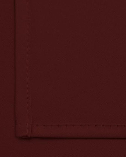 Yakamok Blackout Curtains Room Darkening Thermal Insulated Window Panels,Solid Grommet Top Drapes for Bedroom/Living Room(62Wx84L, Burgundy Red, 2 Panels)