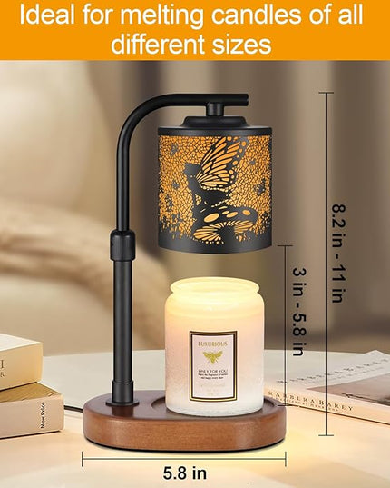 Candle Warmer Lamp,Birthday Gifts for Women Mom,Adjustable Height for Scented Jar Candles,Electric Candle Lamp Warmer for Home Decor(Flower Fairy)