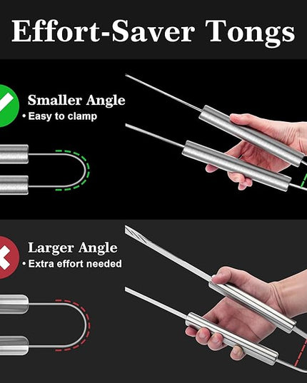 GRILLART Grill Tools Grill Utensils Set - 3PCS BBQ Tools, Stainless Barbeque Grill Accessories -Spatula/Tongs/Fork w/Insulated Glove, Ideal BBQ Set Grilling Tools for Outdoor Grill, Gifts for Men Dad