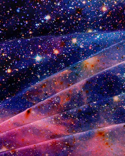 Galaxy Duvet Cover Space Bedding Set King Size for Teen Kids, for Boys and Girls Purple Bed Set Printed with 1 Comforter Cover and 2 Pillowcases