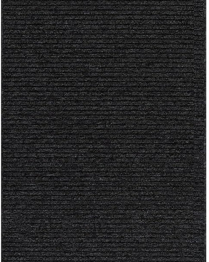 Beverly Rug Non-Slip Modern Runner Rug 2x10 Solid Traditional Rubber Backing Machine Washable Soft Thin Indoor Area Rugs for Living Room Stain Resistant Non Shedding Casual Carpet (2 x 10 Dark Gray)