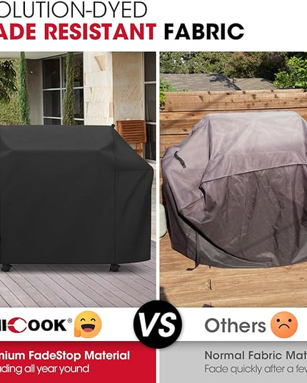 Unicook Grill Cover Compatible with Weber Summit 600 Series and Summit Smart Gas Grills, Heavy Duty Waterproof Outdoor BBQ Cover, Fade Resistant Gas Grill Protector, Compared to Weber 7109