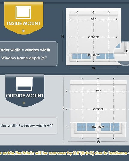 Motorized Blackout Electric Blinds with Remote, Solar Panel, Alexa Compatible