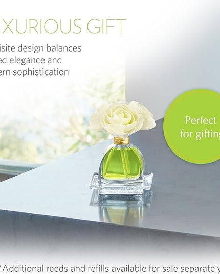 AGRARIA PetiteEssence Flower and Reed Diffuser Set, Handcrafted Sola Flower Botanical Home Fragrance, Scented Oil Diffuser Gift Set for All Occasions