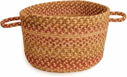 Capel American Heritage Harvest Gold 0' 12" Basket Braided Rug