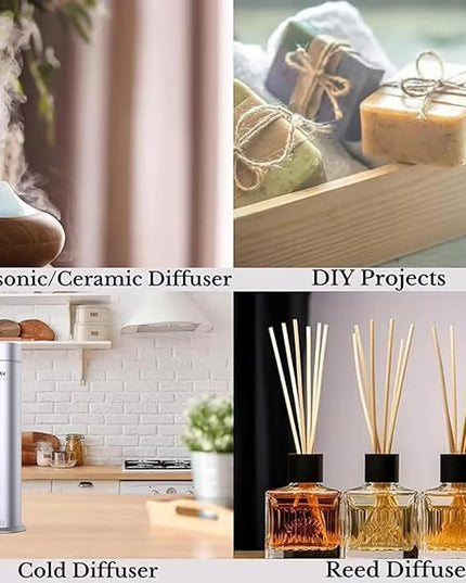 The One Hotel Scent Diffuser Oil 120ml - Aromatherapy Fragrance Inspired by 5-Star Hotels - Notes of Cardamom, Leather, Lemon, Cinnamon & Sandalwood - Inspired by Luxury Hotel The One Diffuser Scent