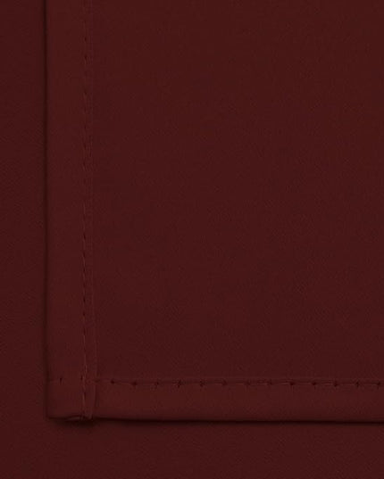 Yakamok Blackout Curtains for Bedroom, Thermal Insulated Blackout Window Curtains with Grommet Top for Living Room- Burgundy Red- 38W x 84L -2 Panels