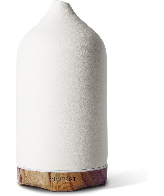 VIVITEST Aromatherapy Diffuser,250ML Ceramic Ultrasonic Essential Oil Diffuser for Aromatherapy (250ML)