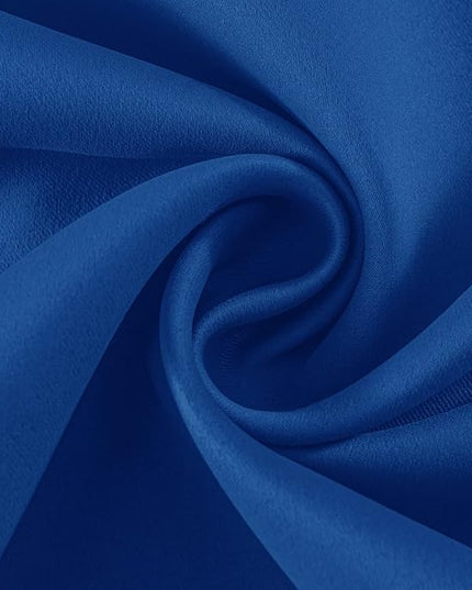 Joydeco Blackout Curtains 108 Inches Long 1 Panel, Thermal Insulated Long Curtains& Drapes 1 Piece, Room Darkening Grommet Drapes for Living Room Bedroom Window (W70 x L108 Inch, Royal Blue)