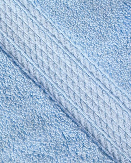 Superior Egyptian Cotton Pile Hand Towel Set of 4, Ultra Soft Luxury Towels, Thick Plush Essentials, Absorbent Heavyweight, Guest Bath, Hotel, Spa, Home Bathroom, Shower Basics, Light Blue