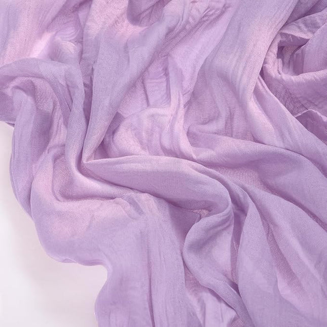 Socomi Lilac Purple Lavender Cheesecloth Table Runner Christmas Boho Rustic Gauze 120 inch 10FT Cheese Cloth Runner for Wedding Party Baby Shower Birthday Home Decor Holiday Decorations