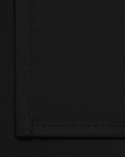 Yakamok Wide Thermal Blackout Patio Door Curtain Panel, Sliding Door Insulated Grommet Curtains, Extra Wide Curtains for Sliding Glass Door, Black, W70 x L84, 1 Panel