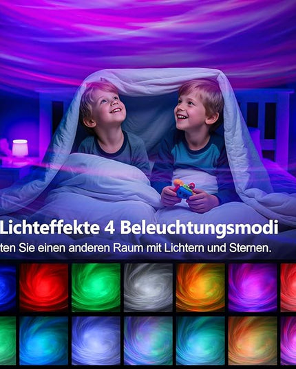 Larger Coverage Area Galaxy Projector,with Changing Galaxy Shapes Star Projector,Night Light with Bluetooth Speaker,White Noise,Gifts for Kids,Adults,Christmas,Birthday(White)