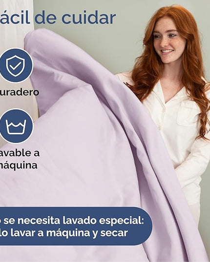 Cal King Size 4 Piece Sheet Set - Comfy Breathable & Cooling Bed Sheets Set - Hotel Luxury Bedding for Women, Men, Kids, Teens, Boys & Girls - Deep Pockets & Wrinkle Free - Oeko-Tex - Light Lavender