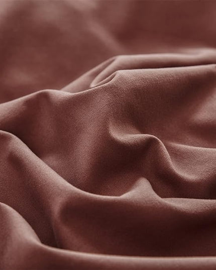 CLOTHKNOW Brick Red Comforter Set King Brownish Bedding Comforter Sets Rust Red Comforter King Soft Blackish Comforter with 2 x Pillow Cases