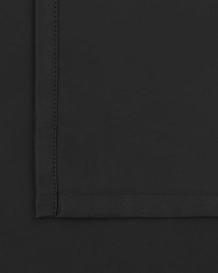 BGment Black Curtains 84 inch for Bedroom - Rod Pocket and Back Tab Blackout Curtains Thermal Insulated Room Darkening Curtains for Living Room, 2 Window Curtain Panels (38 x 84 Inch, Black)