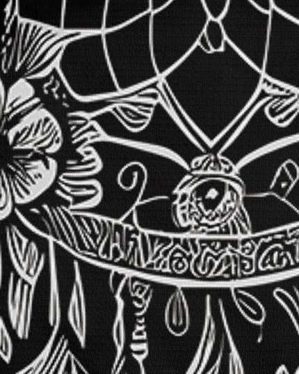 Black Dream Catcher Bedding Set – Boho Feather Print Duvet Cover for Teens & Adults – Soft Comforter Cover for Bohemian Bedroom Decor, Twin/Full/Queen Sizes