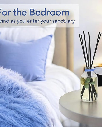 LOVSPA Reed Diffuser Set, English Garden Scented Oil Diffuser with Sticks, Home Fragrance Accessories for Bathroom Shelf Decor, Aroma Diffusers for Home or Office Desk, USA Made