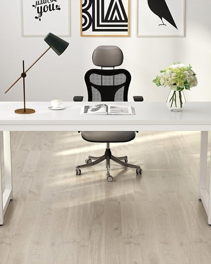 Tribesigns Computer Desk, 63 inch Large Office Desk Computer Table Study Writing Desk for Home Office, White