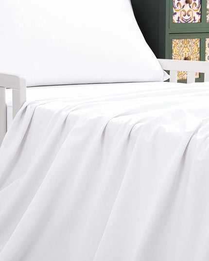 NTBAY Toddler Bedding Set - 4 Piece Soft and Breathable Crib Bedding Set for Boys and Girls, Includes Quilted Comforter, Fitted Sheet, Flat Top Sheet and Envelope Pillowcase, White