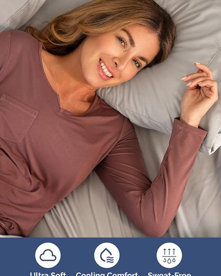Extra Deep Split King Sheet Set - 7 Piece Breathable & Cooling Sheets - Hotel Luxury Bed Sheets Set - Easy Fit - Soft, Wrinkle Free & Comfy Sheets Set - Light Grey Sheet Set with Extra Deep Pockets