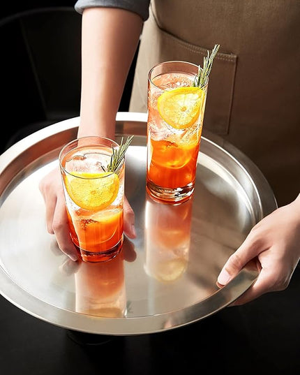 LEMONSODA Premium Highball Glass Set - Elegant Tom Collins 15oz Glasses Set of 6, 12, and 48 Tall Drinking Water Glasses - Bar Glassware for Mojito, Whiskey, Cocktail (Set of 48)(2099)