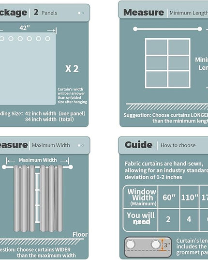 BGment 30 Inch Short Curtains for Small Window, Light Filtering Linen Burlap Textured Window Treatments Grommet Sheer Drapes for Kitchen Cafe, 2 Panels, Natural, 42 X 30 Inch