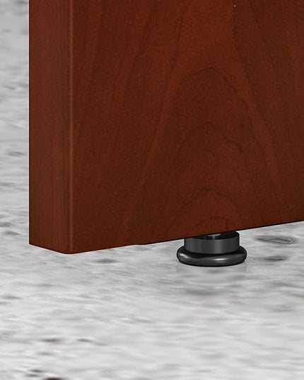 Bush Business Furniture Studio C 72W Computer Desk with Wire Management and Modesty Panel in Hansen Cherry, Professional Table for Home Office and Corporate Office