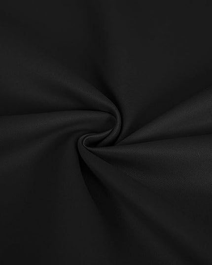 Custom Curtains for Living Room 1 Panel, Blackout Curtains Thermal Insulated, Grommet Light Blocking Drapes for Bedroom Windows Luxury Decor(Custom Size,Dark Grey