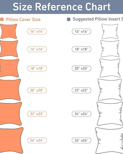 Leeden 18x18 Pillow Inserts Set of 2, Soft and Fluffy Throw Pillow Forms for Couch and Bed, 18 Inch Square Decorative Pillow Inserts, Beige